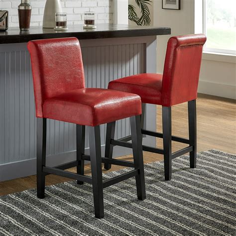 set of 4 red bar stools|walmart red bar stool.